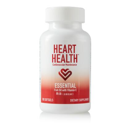 Heart Health&trade;魚油（含維他命E） 