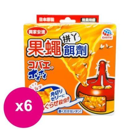 興家安速 果蠅餌劑38gx6入 