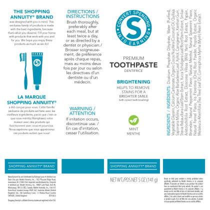 Shopping Annuity&reg; Brand Premium Toothpaste alternate image