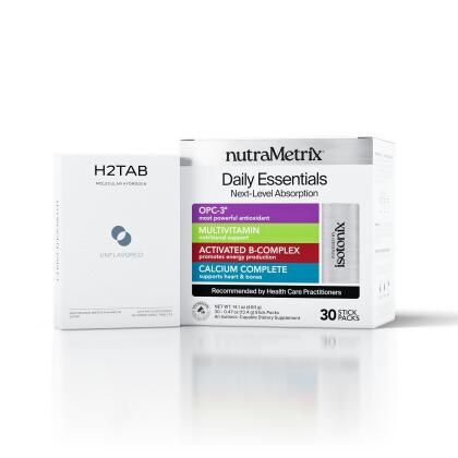 The Ultimate Isotonix® Protocol - Includes nutraMetrix Isotonix® Daily Essentials Packets - Single Box (30 Servings); Unflavored – 30 Dissolvable Tablets