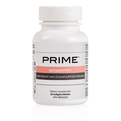 Prime™ Astaxanthin Antioxidant & Ocular Support Formula - Single Bottle (30 Servings)