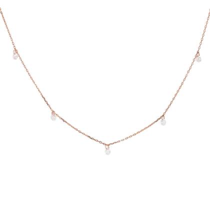 DESI - Pierced Round Cut Necklace