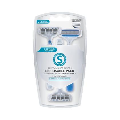 Shopping Annuity&reg; Brand Performance Razors Disposable Pack for Men
