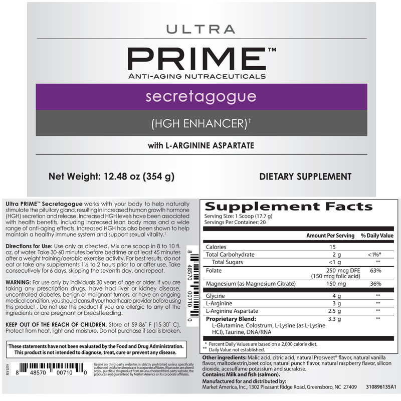 nutraMetrix&reg; Ultra Prime&trade; Secretagogue (HGH Enhancer)