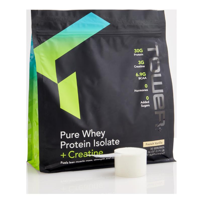 nutraMetrix&reg; Tower+&trade; Pure Whey Protein Isolate + Creatine