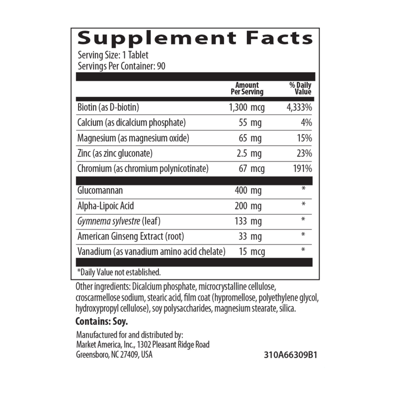 nutraMetrix Advanced Level 90&reg; Blood Sugar Maintenance†