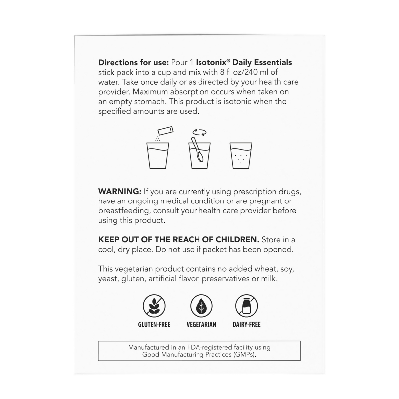nutraMetrix Isotonix&reg; Daily Essentials Packets