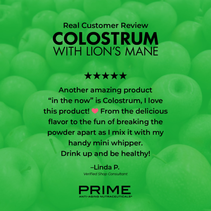 nutraMetrix&reg; Prime Colostrum with Lion’s Mane