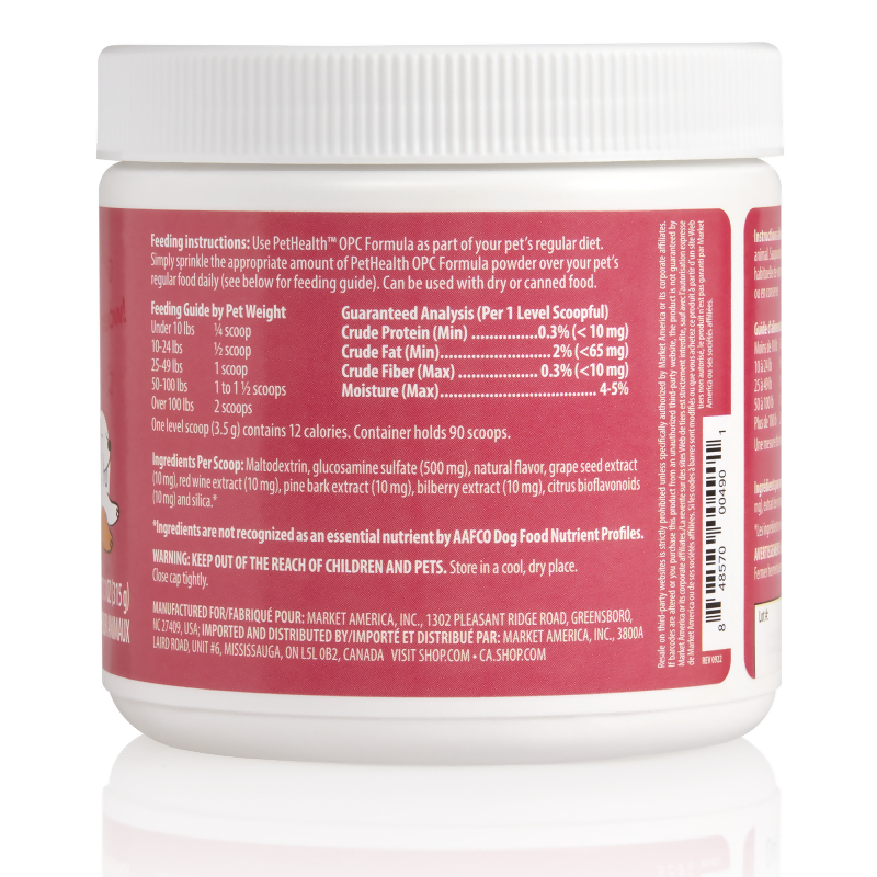 nutraMetrix&reg; Pet Health OPC Formula for Cats & Dogs with Glucosamine