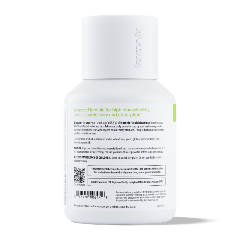 nutraMetrix Isotonix&reg; Multivitamin without Iron