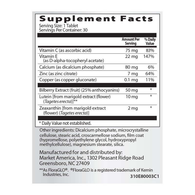 nutraMetrix&reg; Prime&trade; Vision Eye Health Formula
