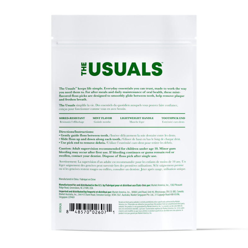 The Usuals&trade; Floss Picks