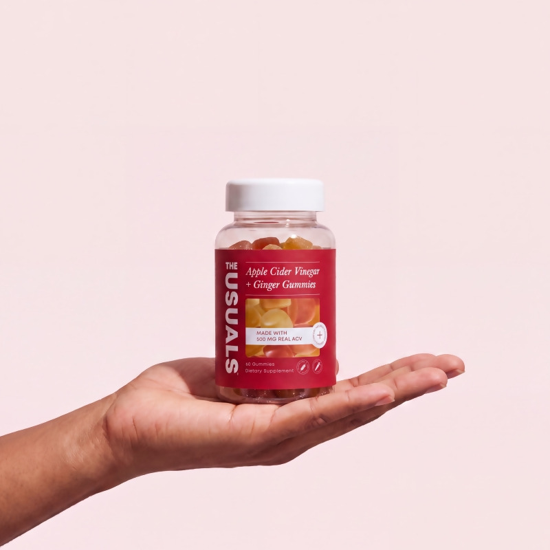 The Usuals&trade; Apple Cider Vinegar + Ginger Gummies