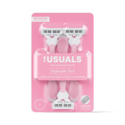 The Usuals&trade;瞬淨拋棄式仕女除毛刀