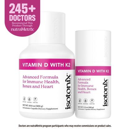 Isotonix&reg;維生素D（含維生素K2）粉末