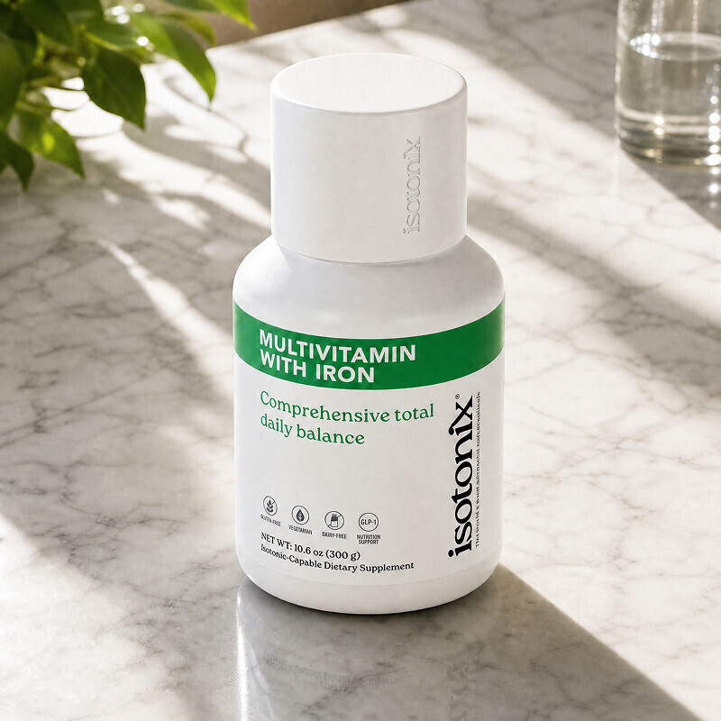 Isotonix&reg;綜合維生素粉末（含鐵配方）