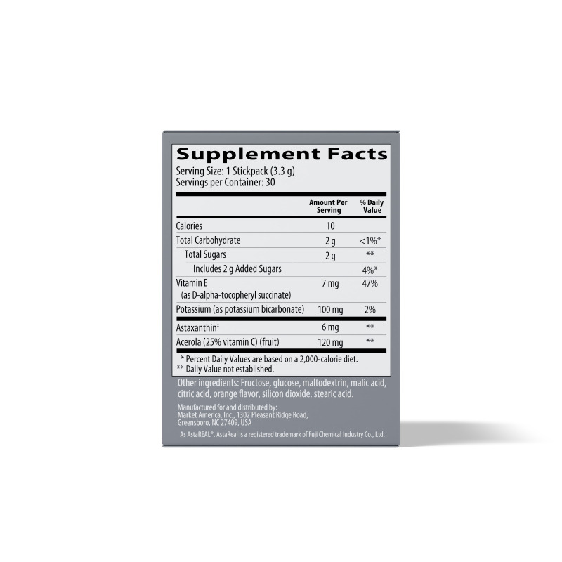 Isotonix&reg;紅藻萃取精華粉末（含蝦紅素）