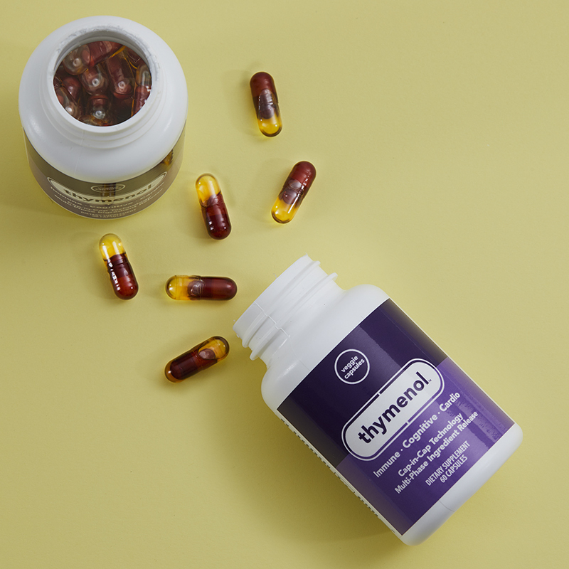 Thymenol&trade;黑種草籽油松樹皮萃取物複方膠囊食品
