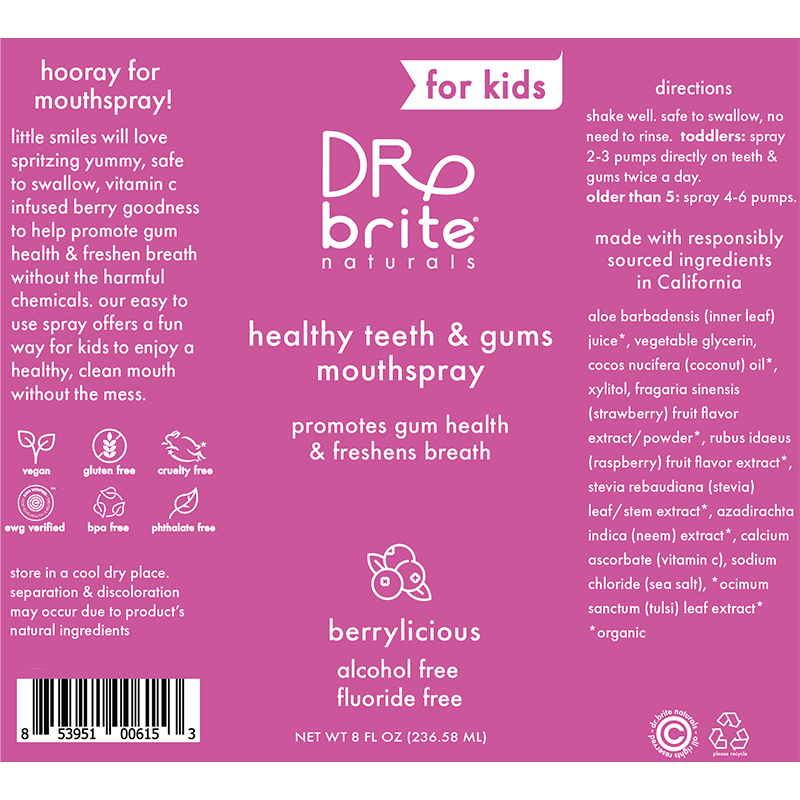 Dr.Brite&reg;健康齒齦兒童口腔噴霧 - 特價