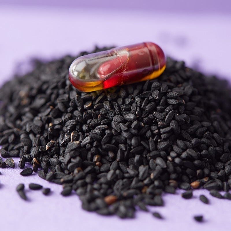 Thymenol&trade;黑種草籽油松樹皮萃取物複方膠囊食品