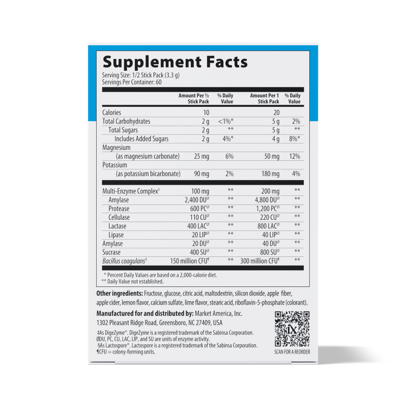 Isotonix&reg;益生消化酵素粉末（隨身包）