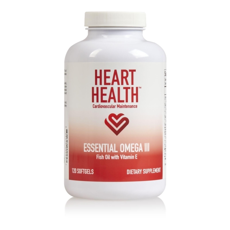 Heart Health&trade; Essential Omega III Fish Oil with Vitamin E