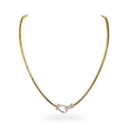 KENNEDY – Classic Stone Link Necklace