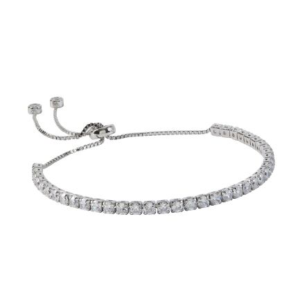 VIOLET - Round Cut Tennis Bracelet