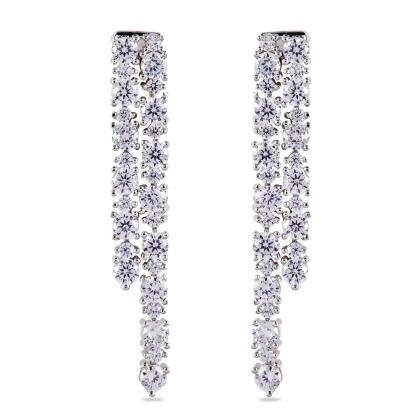QUINN – Double Strand Earrings