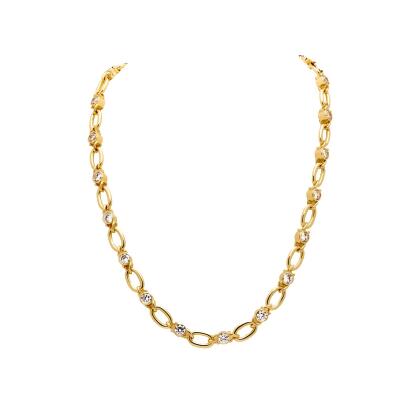 ZARAH – Vintage Bezel Set Link Necklace