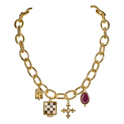 IVY - Chunky Charm Necklace