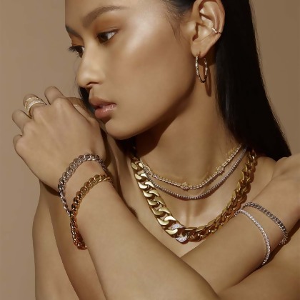EMMA - Faceted Hoops