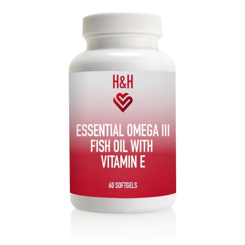 H&H&trade; Essential Omega III Fish Oil with Vitamin E