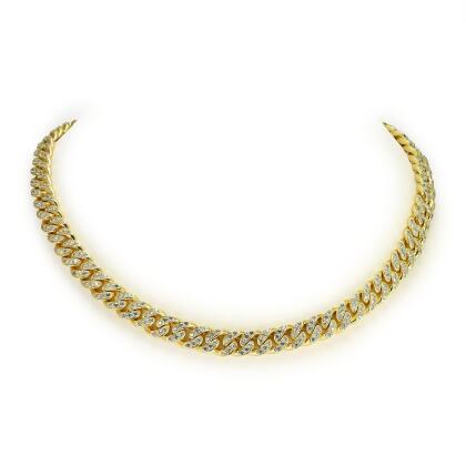 SELENA – Pave Cuban Link Chain