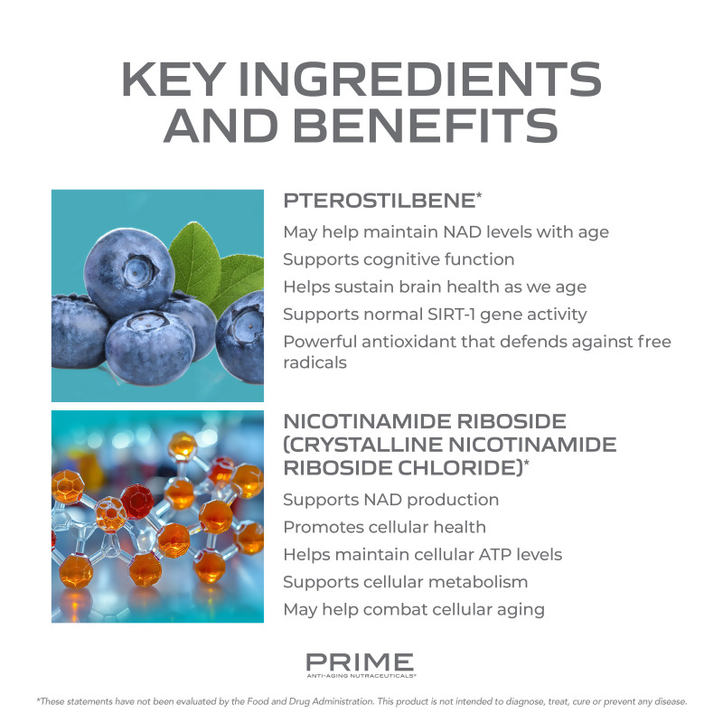Prime Anti-Aging Nutraceuticals&reg; NAD+