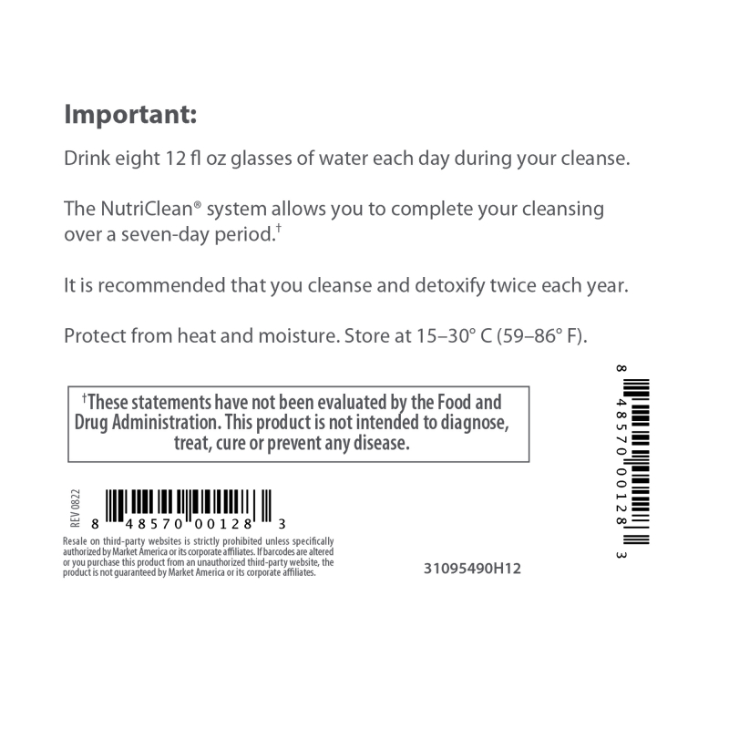 NutriClean&reg; 7-Day Cleansing System with Stevia