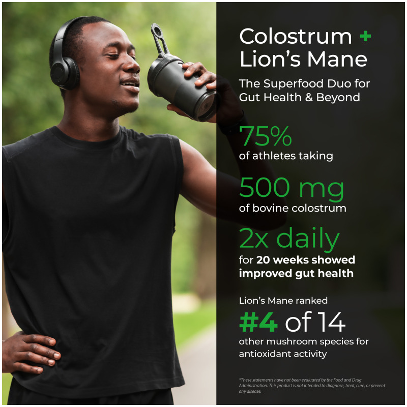 Prime&trade; Colostrum with Lion's Mane