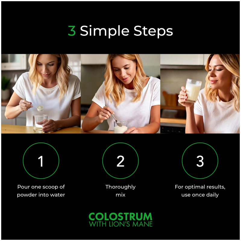 Prime&trade; Colostrum with Lion's Mane