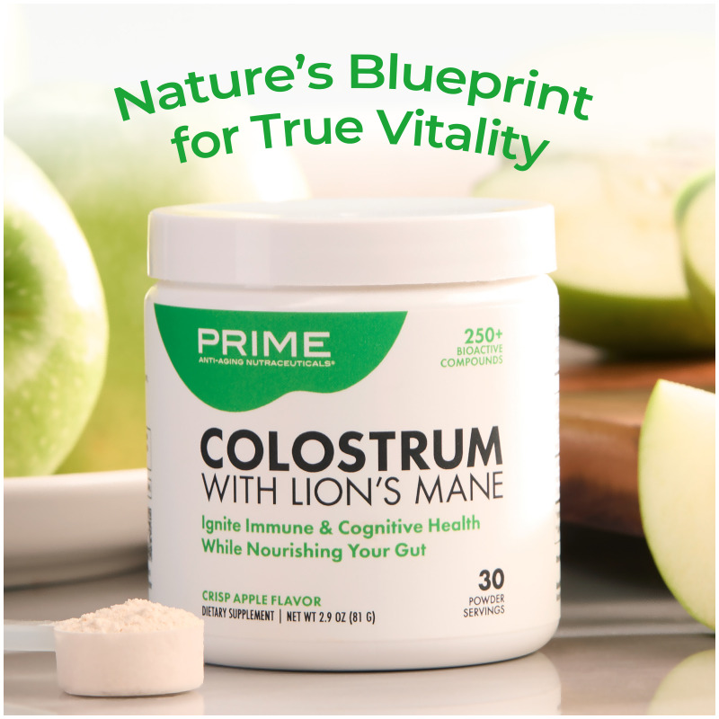 Prime&trade; Colostrum with Lion's Mane