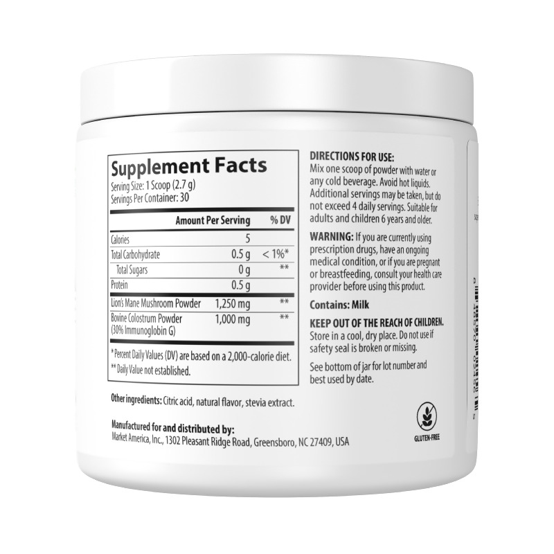Prime&trade; Colostrum with Lion's Mane