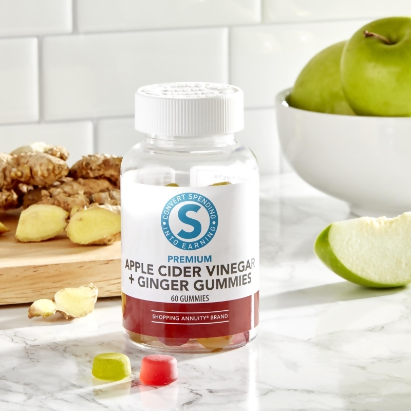 Shopping Annuity&reg; Brand Premium Apple Cider Vinegar + Ginger Gummies