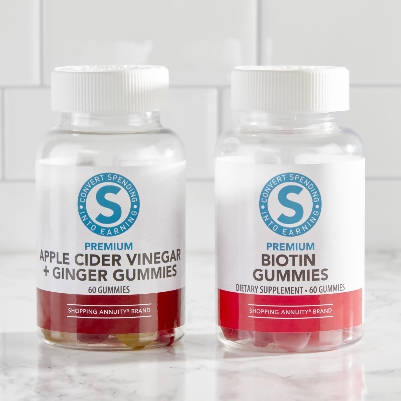 Shopping Annuity&reg; Brand Premium Apple Cider Vinegar + Ginger Gummies