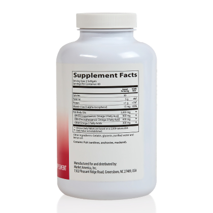 Heart Health Essential Omega III Fish Oil With Vitamin E
