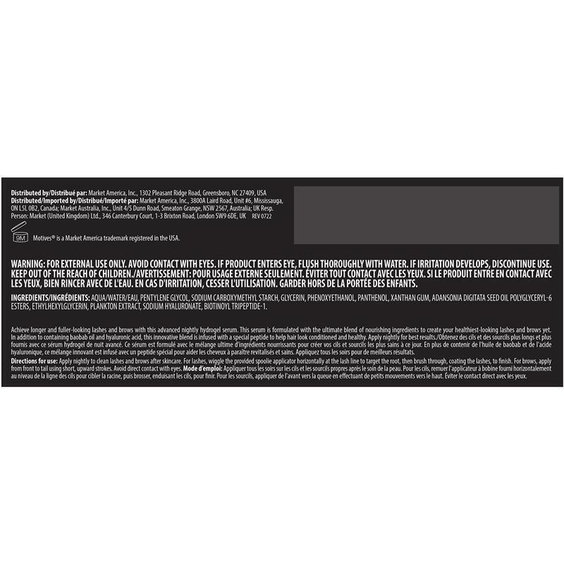 Motives&reg; Lash & Brow Serum - Single Tube (0.17 fl oz/4.9 ml)