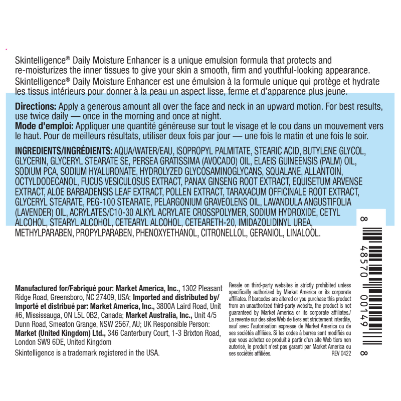 Skintelligence&reg; Daily Moisture Enhancer