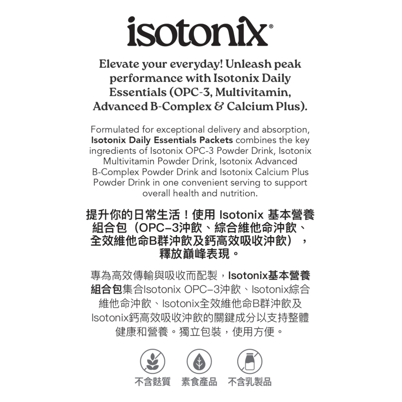 Isotonix基本營養+原鎂氫組合