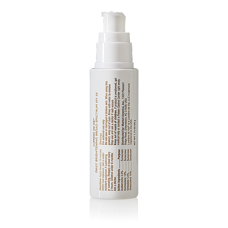 Lumière de Vie&reg; Daily Brightening Broad Spectrum SPF 50