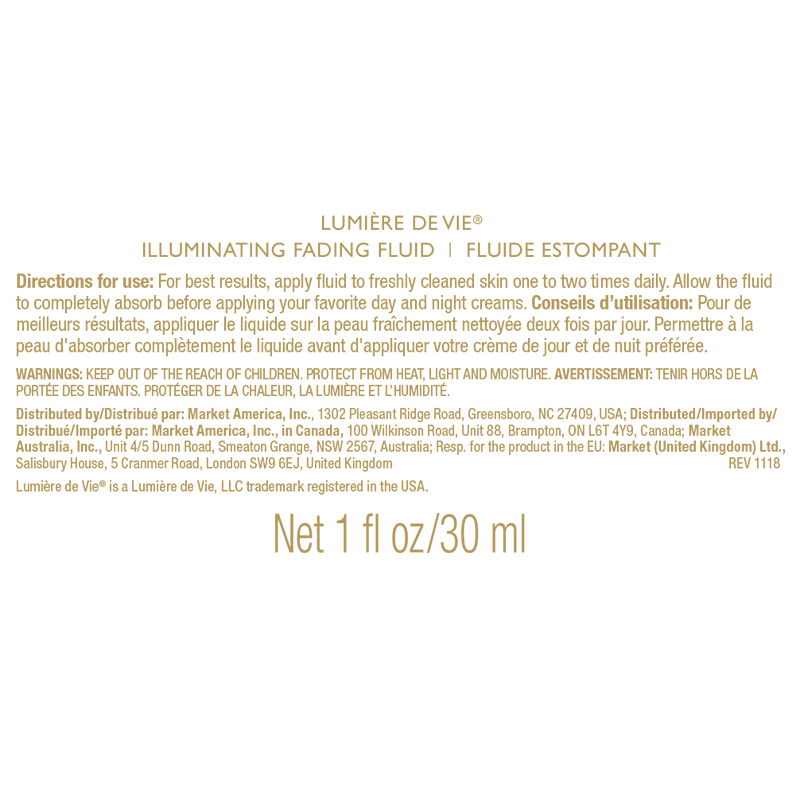 Lumière de Vie&reg; Illuminating Fading Fluid