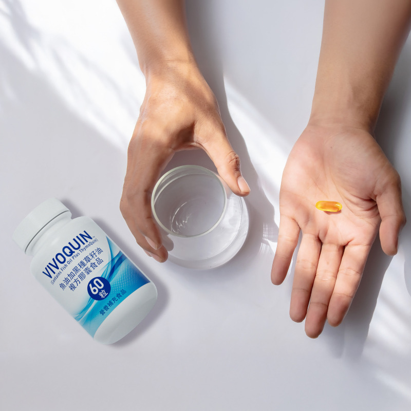 VivoQuin&trade;魚油加黑種草籽油複方膠囊食品