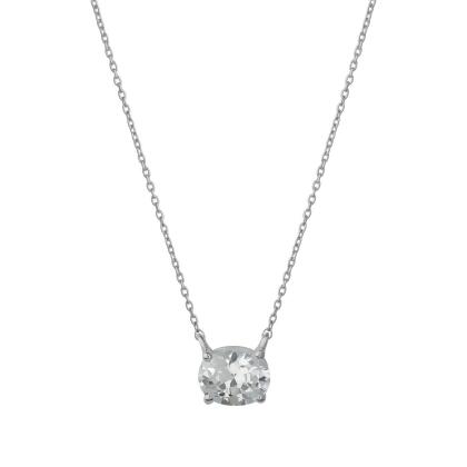 CORA – Oval Cut Solitaire Pendant